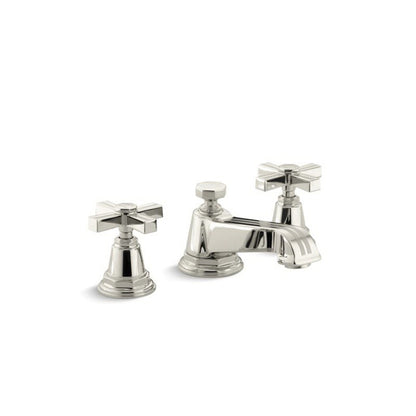 Pinstripe - Widespread Bathroom Sink Faucet - 1-3/8" - Solid