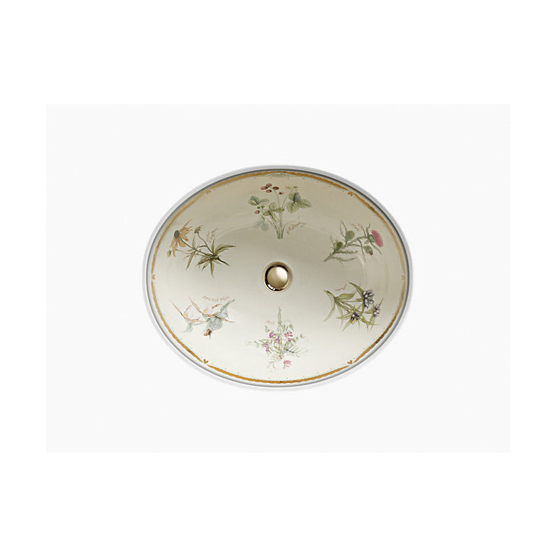 Prairie Flowers On Caxton - 19-1/4" Bathroom Sink
