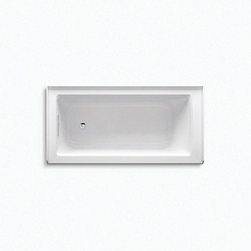 Bathtub, With Integral Apron and Integral Flang, Biscuit