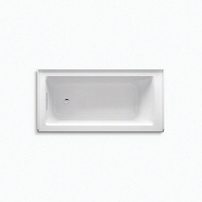 Bathtub, With Integral Apron and Integral Flang, Biscuit