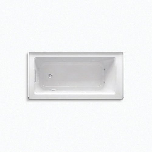 Bathtub, With Integral Flange and Integral Apro, Ice Gray