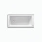 Bathtub, With Integral Flange and Integral Apro, Ice Gray