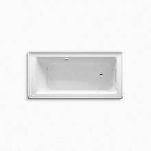 Bathtub, With Integral Apron and Integral Flang, Ice Gray
