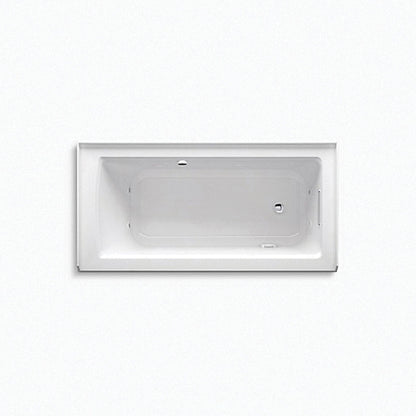 Bathtub, With Integral Apron and Integral Flang, Ice Gray