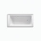 Bathtub, With Integral Apron and Integral Flang, Ice Gray