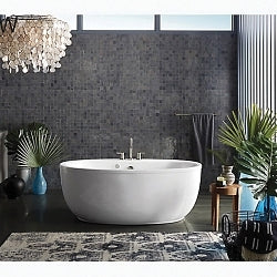 Sunstruck - Bathtub with Fluted Shroud - Freestanding
