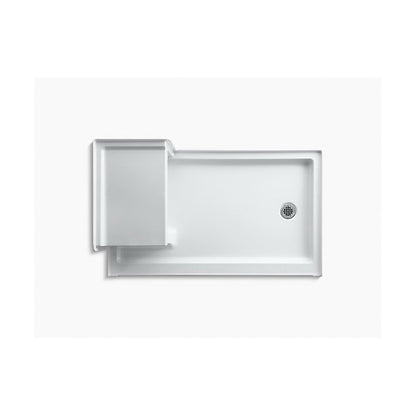 Tresham - Right Drain - 60" L x 36" W x 21-1/8" D - Acrylic