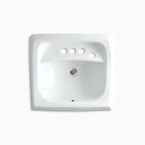 Kingston - 21-1/4" Bathroom Sink with Overflow - White