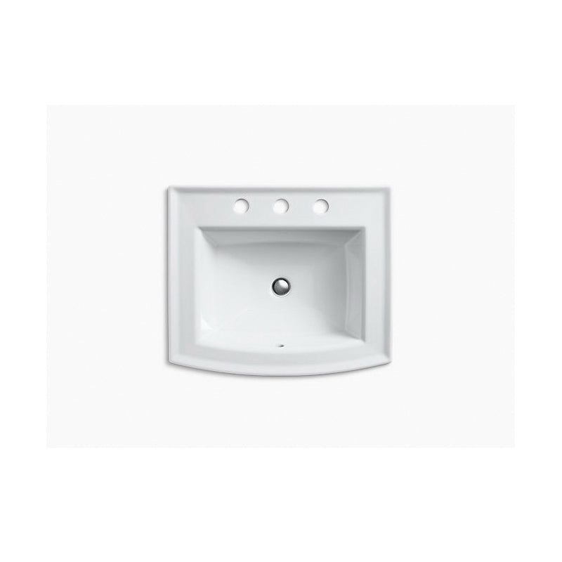 Archer - 22-5/8" Self-Rimming Bathroom Sink with - Thunder