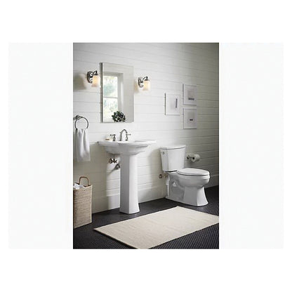 Kelston - 24" Rectangular Bathroom Sink - Wall Mount - Biscu