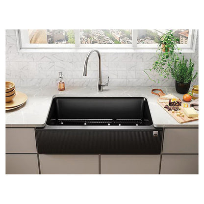 Cairn - 34" Kitchen Sink - Matte Taupe