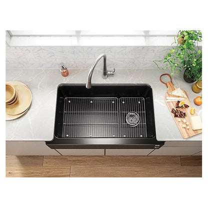 Cairn - 34" Kitchen Sink - Matte Taupe