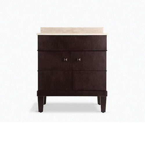 Evandale - 3-Piece Bathroom Vanity Cabinet - Floor Mount