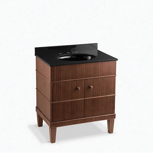 Evandale - 3-Piece Bathroom Vanity Cabinet - Floor Mount