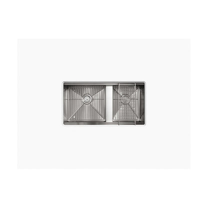 8 Degree - 33" Kitchen Sink - Undermount - Double Bowl