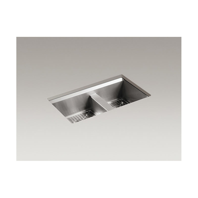 8 Degree - 33" Kitchen Sink - Undermount - Double Bowl