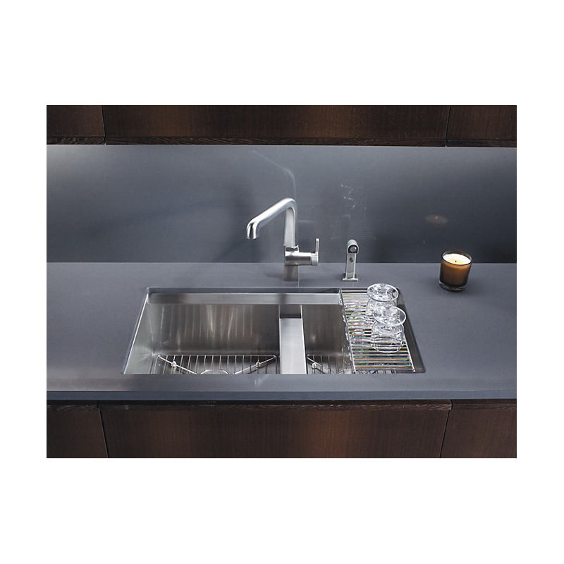 8 Degree - 33" Kitchen Sink - Undermount - Double Bowl