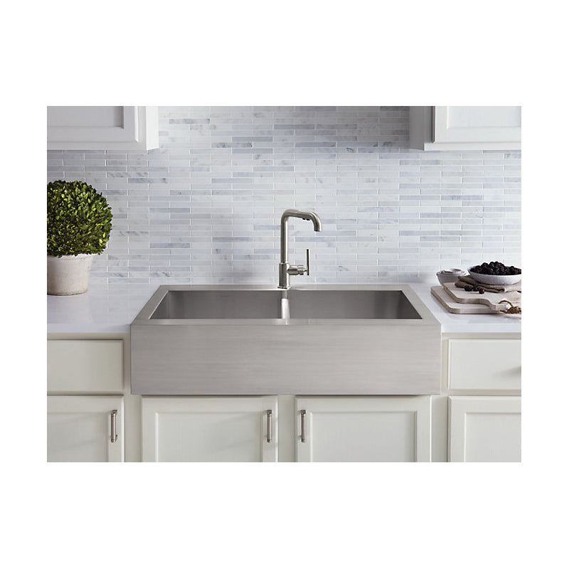 Vault - 35-3/4" Apron Front Kitchen Sink with Tall Apron