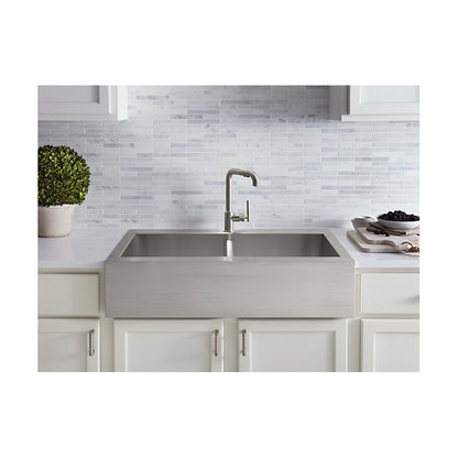 Vault - 35-3/4" Apron Front Kitchen Sink with Tall Apron