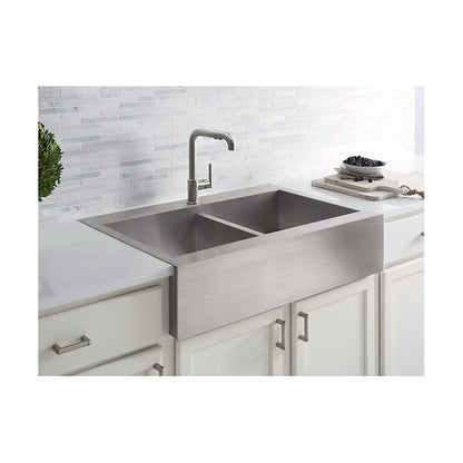 Vault - 35-3/4" Apron Front Kitchen Sink with Tall Apron