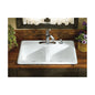 Delafield - 33" Kitchen Sink - Top - Double Bowl
