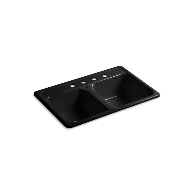Delafield - 33" Kitchen Sink - Top - Double Bowl