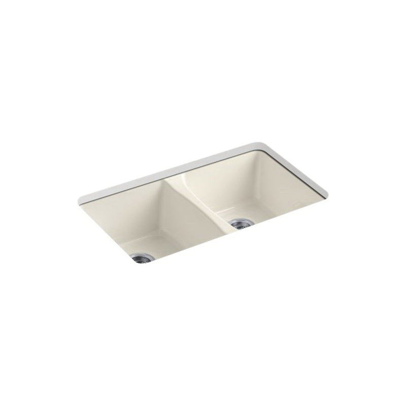 Deerfield - 33" Kitchen Sink - Undermount - Double Bowl