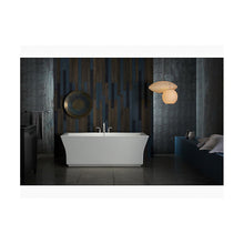 Stargaze - Bathtub with Fluted Shroud - Biscuit - Acrylic