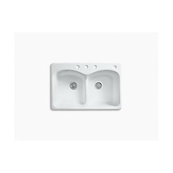 Langlade - 33" Kitchen Sink - Top - Double Bowl