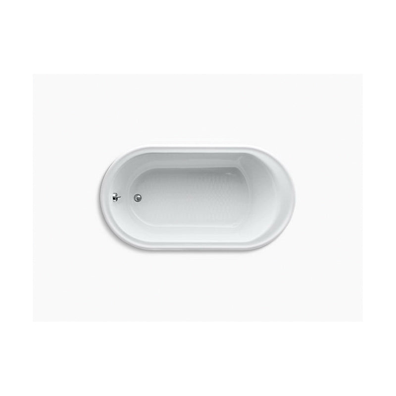 66 in L x 36 in W, End Drain, Enamel Coated/Dune