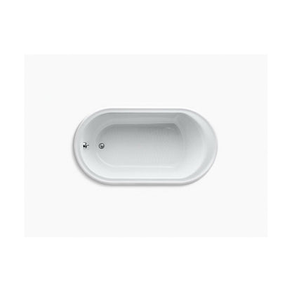 66 in L x 36 in W, End Drain, Enamel Coated/Dune