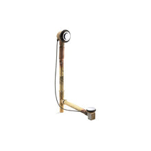 Closing Overflow Bath Drain - 25-3/16" H x 3" W