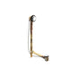 Closing Overflow Bath Drain - 25-3/16" H x 3" W