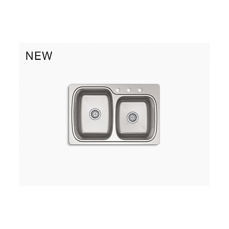 Verse - 22" Kitchen Sink - Rectangular Shape