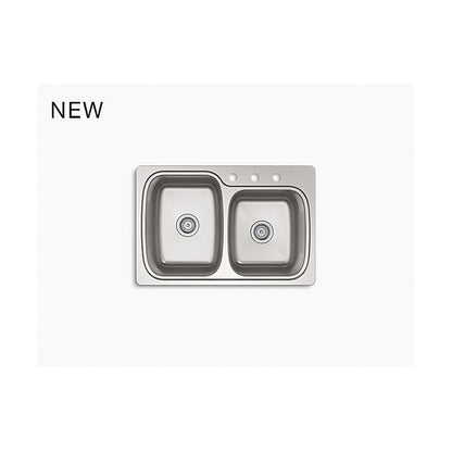 Verse - 22" Kitchen Sink - Rectangular Shape