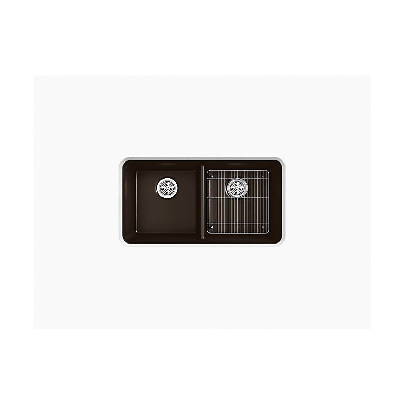Cairn - 33-1/2" Kitchen Sink - Matte Brown
