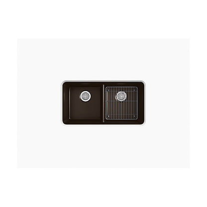 Cairn - 33-1/2" Kitchen Sink - Matte Brown