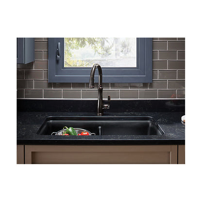Cairn - 33-1/2" Kitchen Sink - Matte Brown