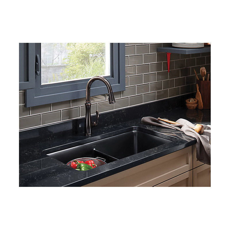 Cairn - 33-1/2" Kitchen Sink - Matte Brown