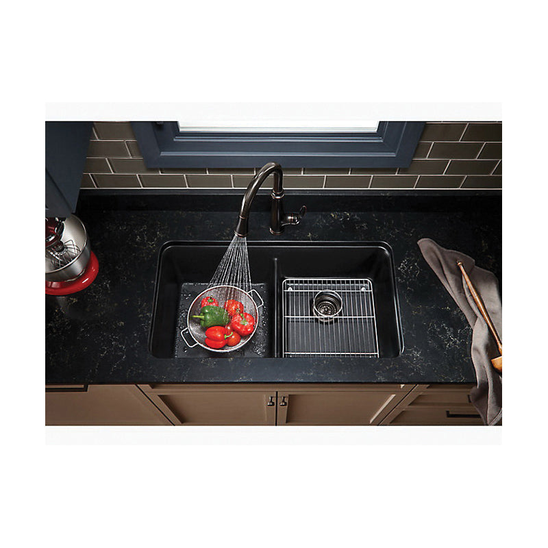 Cairn - 33-1/2" Kitchen Sink - Matte Brown