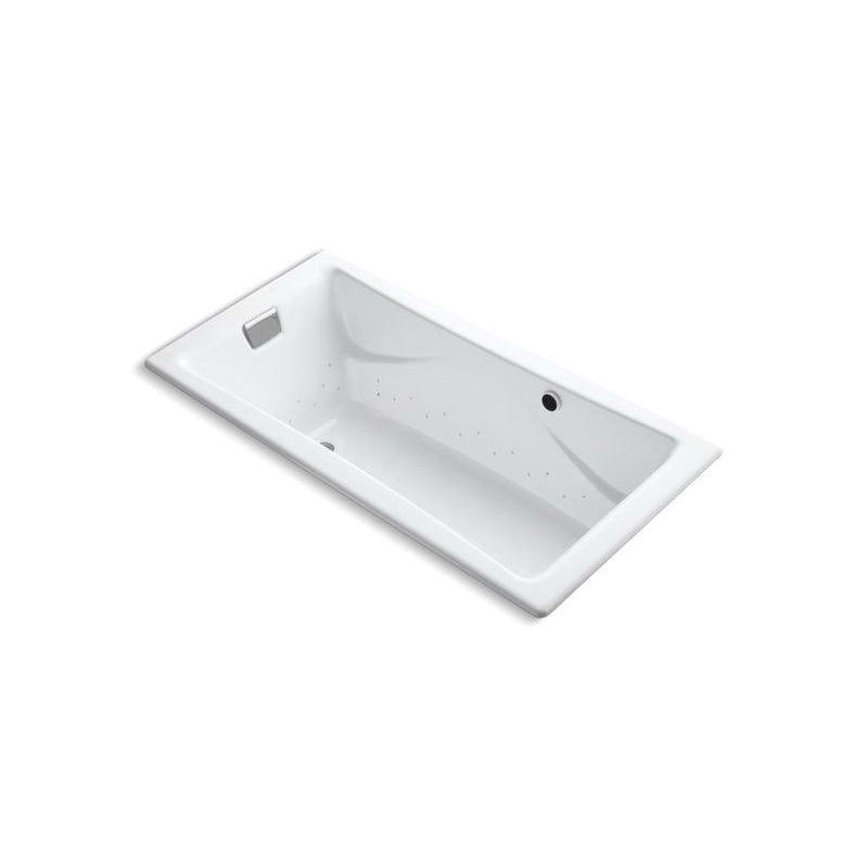 Tea-for-Two - Bathtub with White Airjet - 72" - Cast Iron
