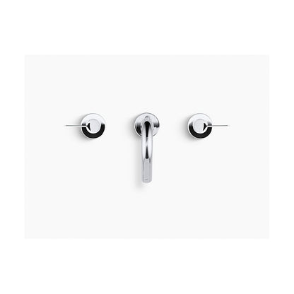 Stillness - Widespread Bathroom Sink Faucet - 7-1/4" H