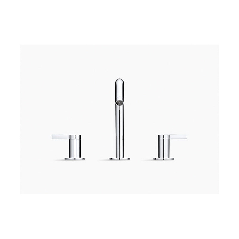 Stillness - Widespread Bathroom Sink Faucet - 7-1/4" H