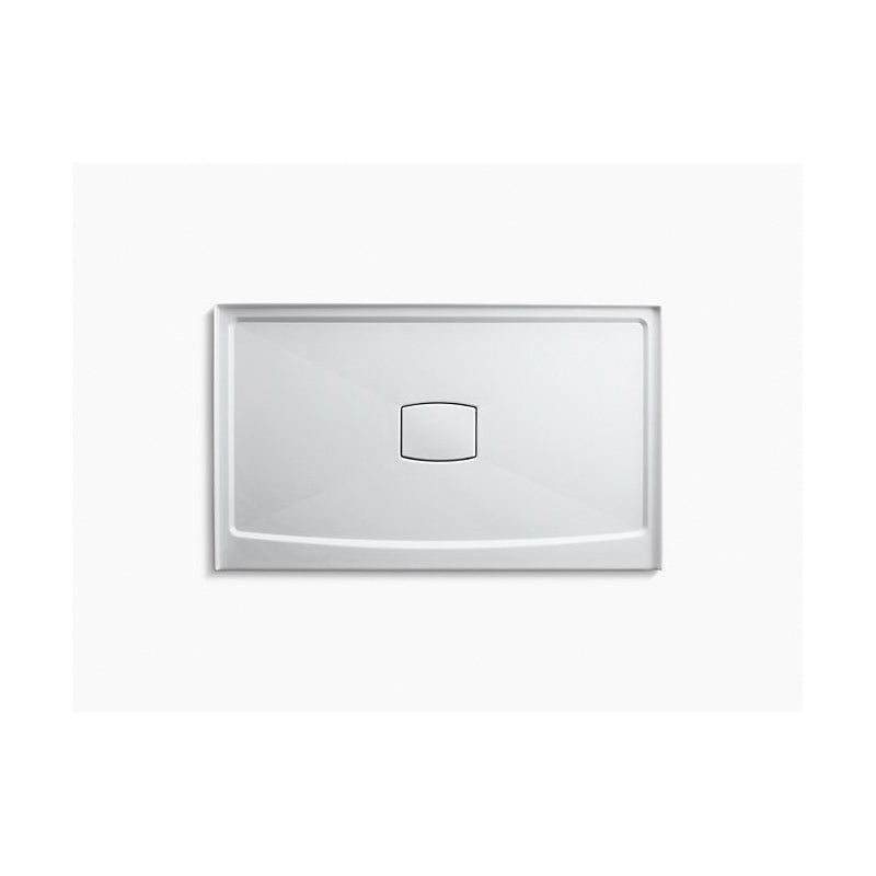 Archer - Center Drain - White - 60" L x 36" W x 3-11/16" D