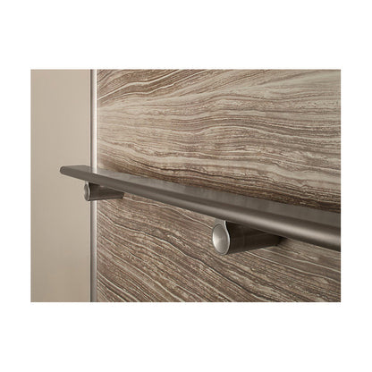 Choreograph Shower Barre, Bright Polished Silver, Aluminum