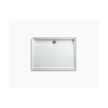 Groove - Recessed Rear Drain - 48" L x 36" W x 4-1/4" D