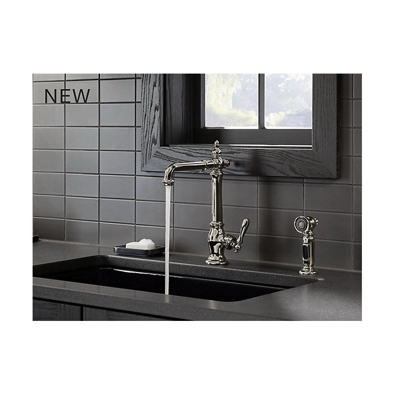 Artifacts - Kitchen Sink Faucet - with 2-Function Side Spray