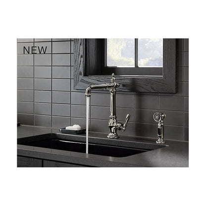 Artifacts - Kitchen Sink Faucet - with 2-Function Side Spray