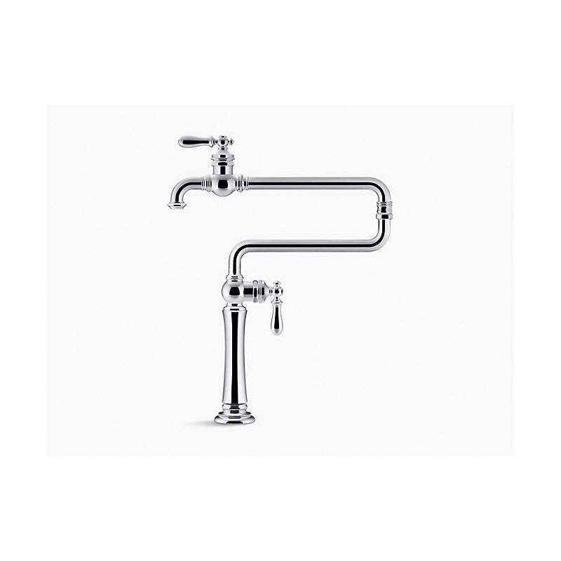 Pot Filler Kitchen Sink Faucet, Vibrant Stainless Steel
