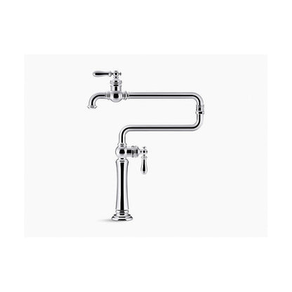 Pot Filler Kitchen Sink Faucet, Vibrant Stainless Steel